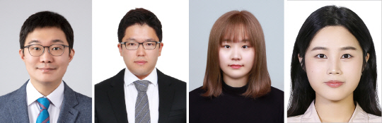 (왼쪽부터) 성신여대 연구팀 김준영 교수(AI융합학부), 황성욱 교수(경영학부), 오정민 학생(AI융합학부 4학년), 김보경 학생(경영학부 4학년)